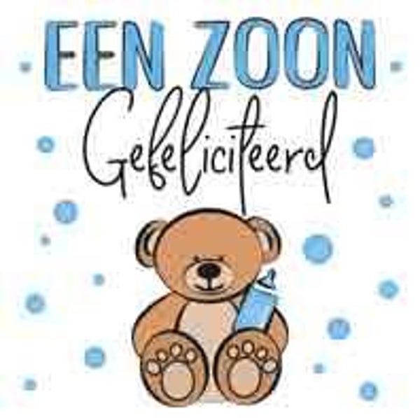Een zoon - kadokaartje voor jou