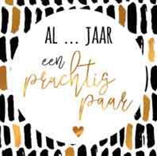 Al ... jaar een prachtig paar - kadokaartje voor jou