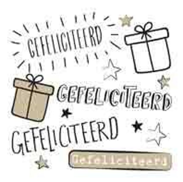 Gefeliciteerd - kadokaartje voor jou