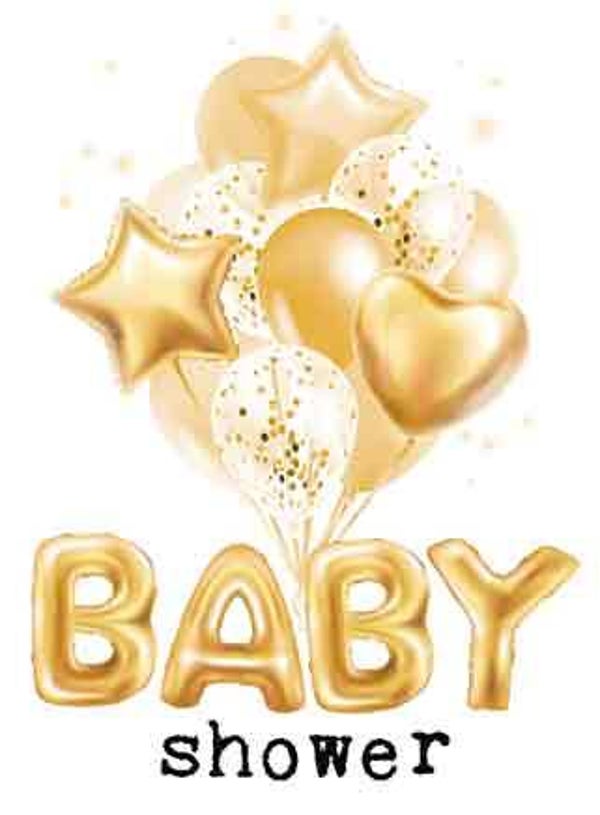 Babyshower - pakje uitnodigingskaarten