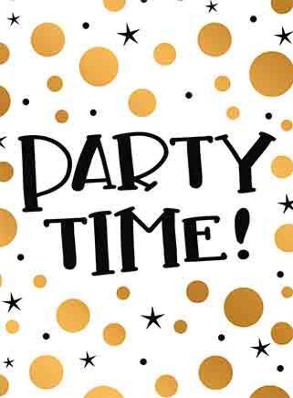 Party time! - pakje uitnodigingskaarten