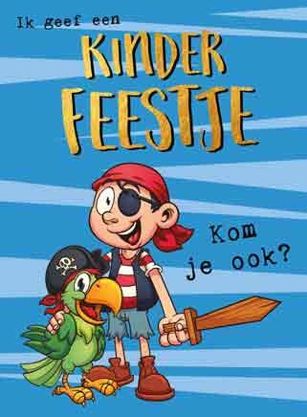 Ik geef een kinderfeestje - pakje uitnodigingskaarten