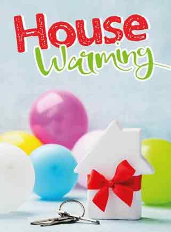 House warming - pakje uitnodigingskaarten