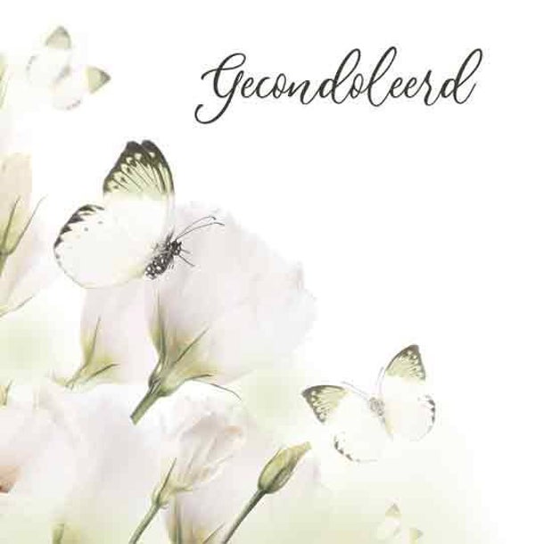 Gecondoleerd - condoleancekaart