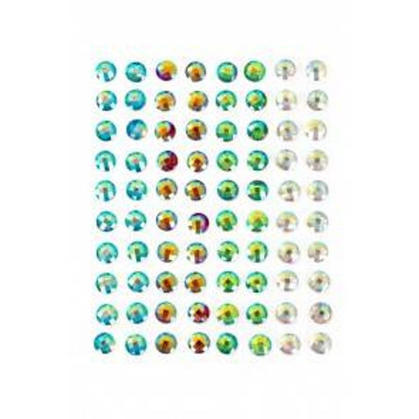 Body jewels -  rondje pearl multicolor