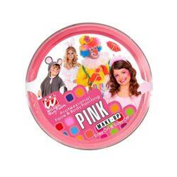 Make-up roze -  bakje schmink op