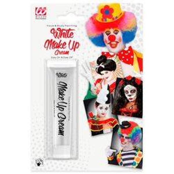 Crème make-up wit - tube schmink