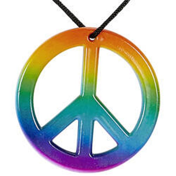 Ketting  hippie - regenboog