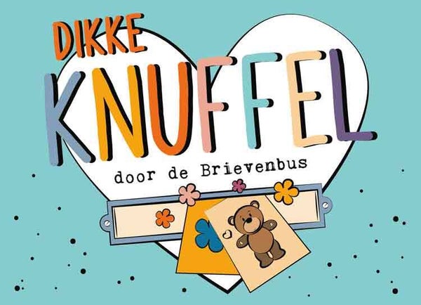 Dikke knuffel door de brievenbus - wenskaart Mixx