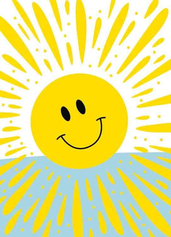 Blanco zon - wenskaart Mixx