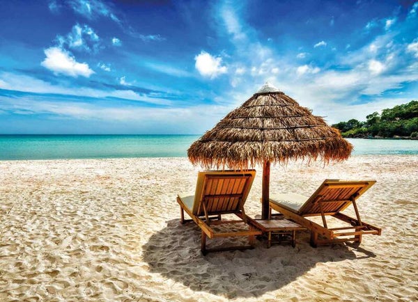 Blanco strand - wenskaart Mixx