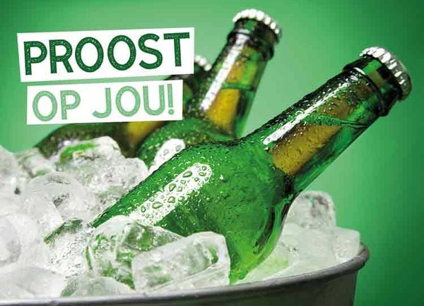 Proost op jou! - wenskaart Mixx