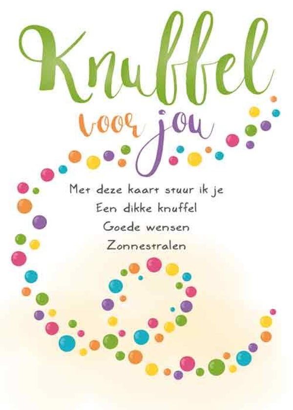 Knuffel voor jou - wenskaart Intense*