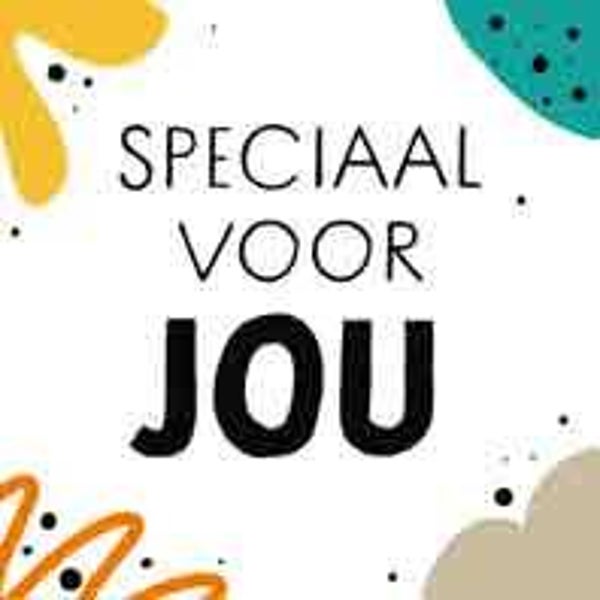 Speciaal voor jou - kadokaartje voor jou