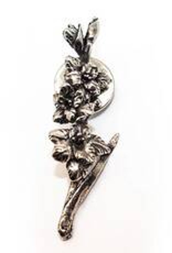 Gladiool - vierdaagse speldje / pin