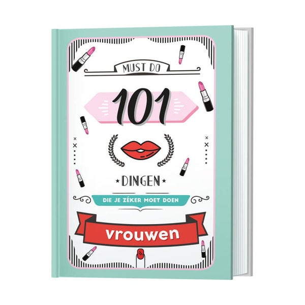 101 dingen die je... vrouwen - cadeau boek