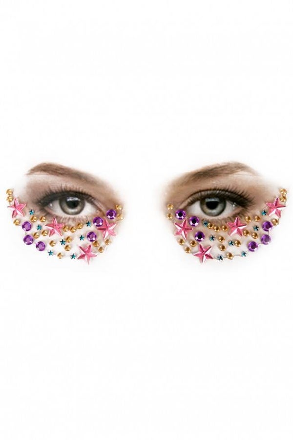 Gezicht stickers - seaworld multi color