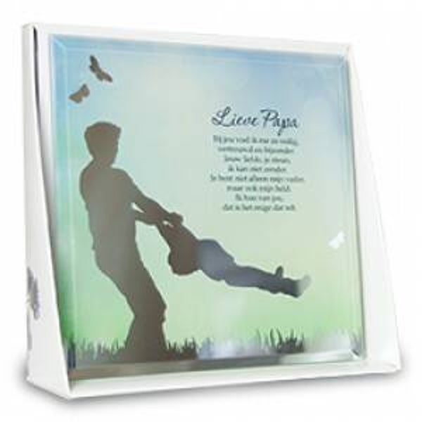Lieve papa - silver silhouette