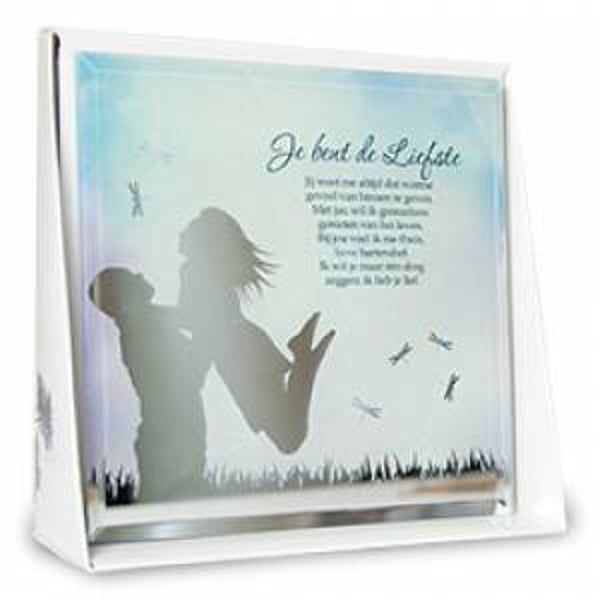 Je bent de liefste - silver silhouette