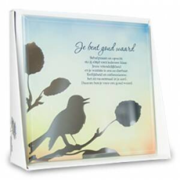 Je bent goud waard - silver silhouette