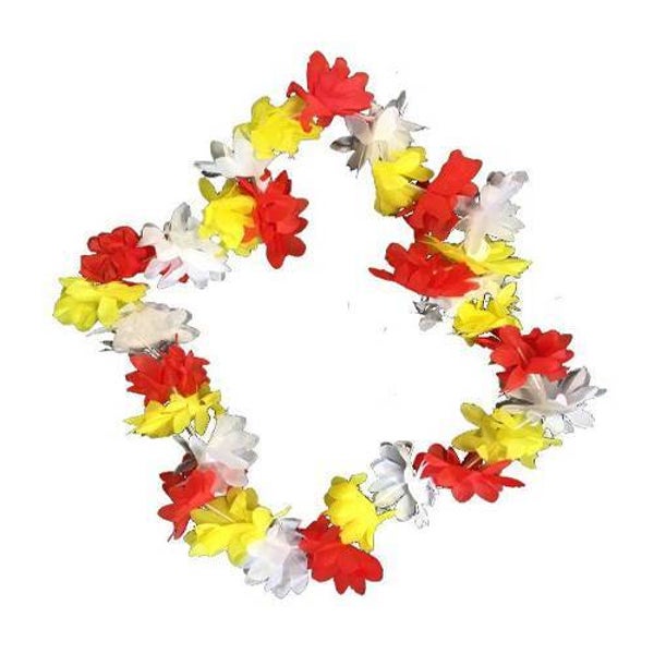 Hawaii krans Oeteldonk - rood wit geel