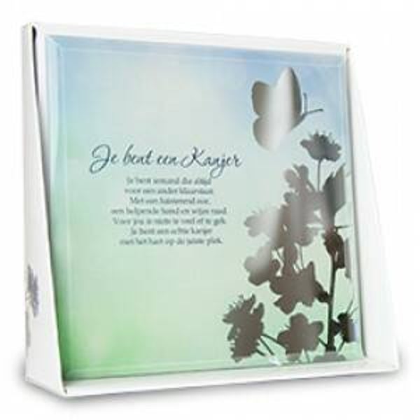 Je bent een kanjer - silver silhouette