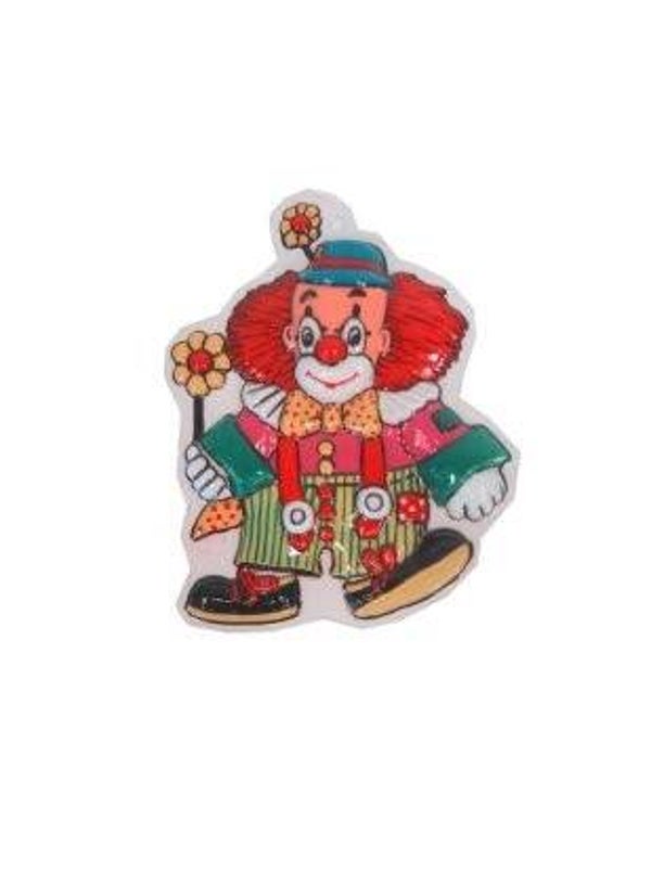 Clown met bloemen - wanddecoratie carnaval