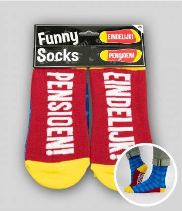 Pensioen - funny socks