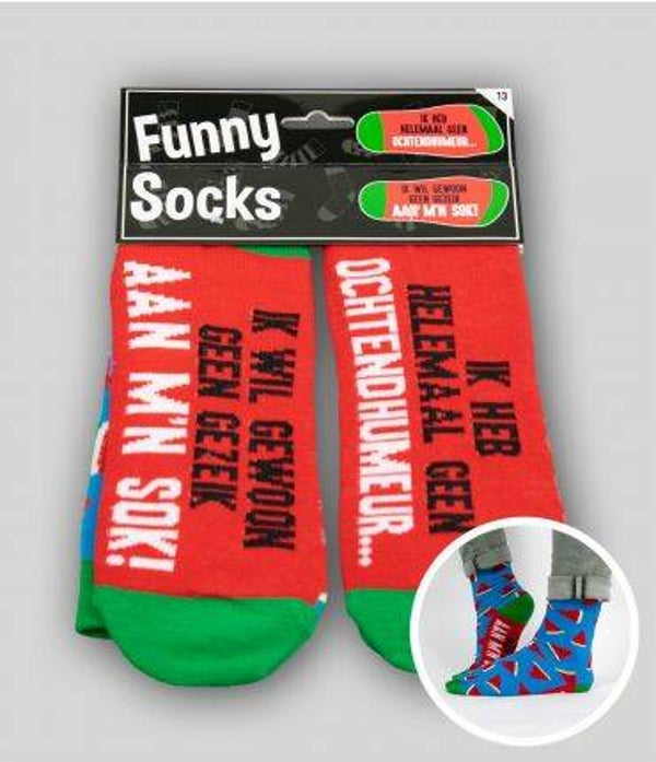Geen ochtendhumer - funny socks