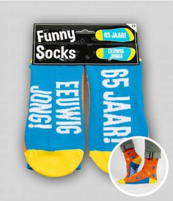 65 Jaar - funny socks