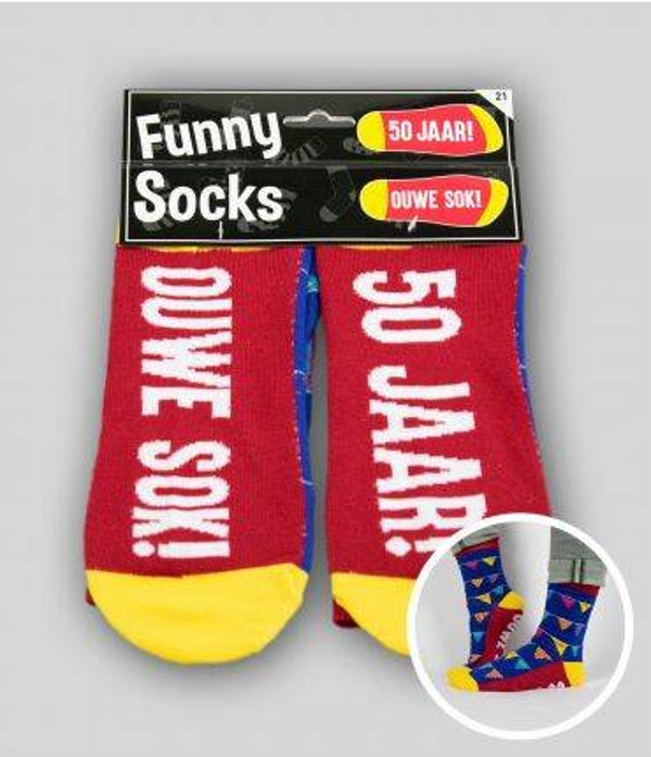 50 Jaar -  funny socks