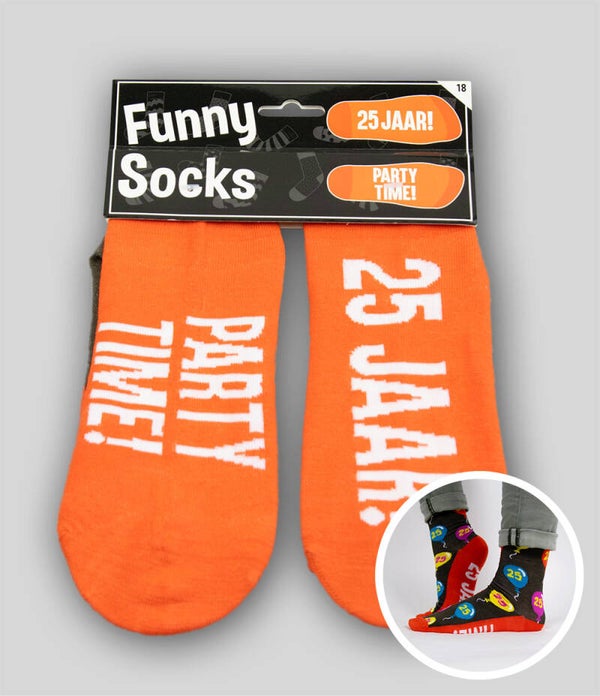 25 Jaar -  funny socks
