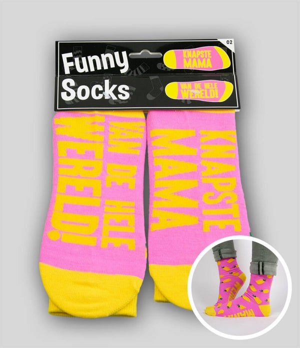 Knapste mama - funny socks