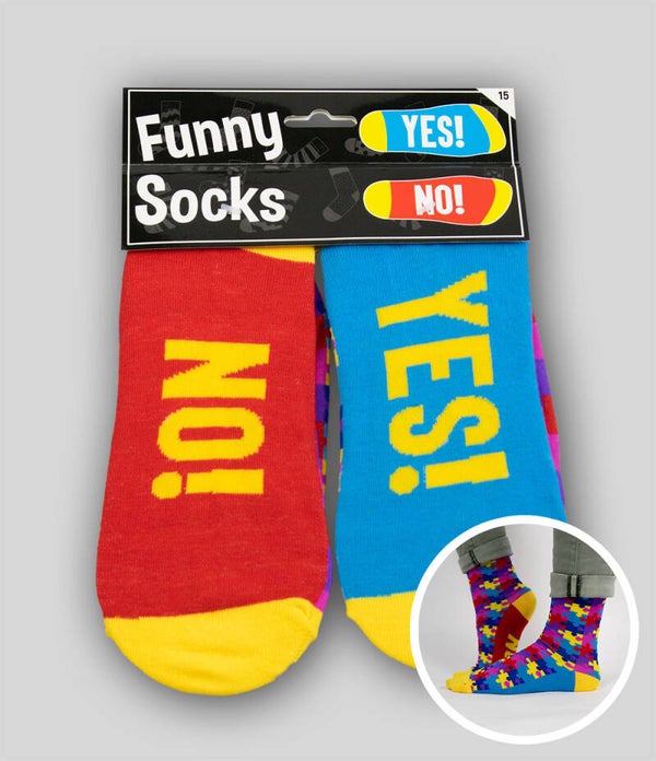 Yes! No! - funny socks