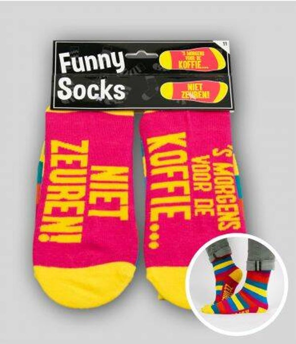 's Morgens voor de koffie... - funny socks