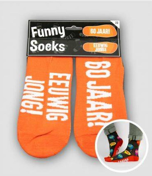 60 Jaar - funny socks
