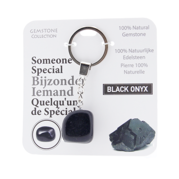 Onyx - sleutelhanger bijzonder iemand - Gemstone