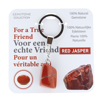Rode jaspis - sleutelhanger voor een echte vriend - Gemstone