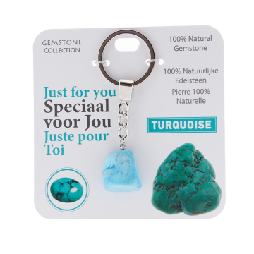 Turkoois - sleutelhanger speciaal voor jou - Gemstone