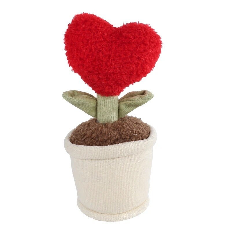 Plant hart rood pluche - take me home