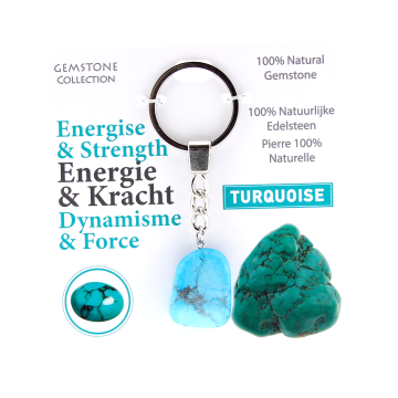 Turkoois - sleutelhanger energie & kracht - Gemstone