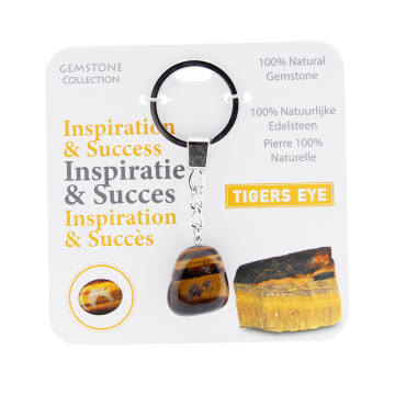 Tijgeroog - sleutelhanger inspiratie & succes - Gemstone
