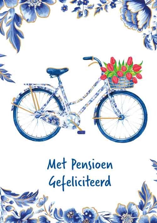 Pensioen - wenskaart Azul