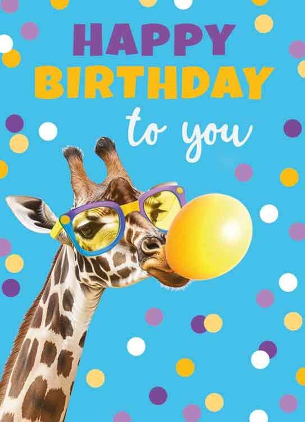 Happy birthday to you - wenskaart Mixx