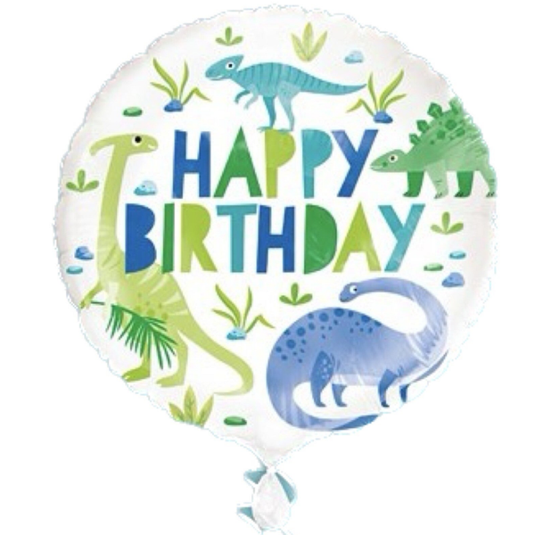 Happy birthday dino's - folieballon