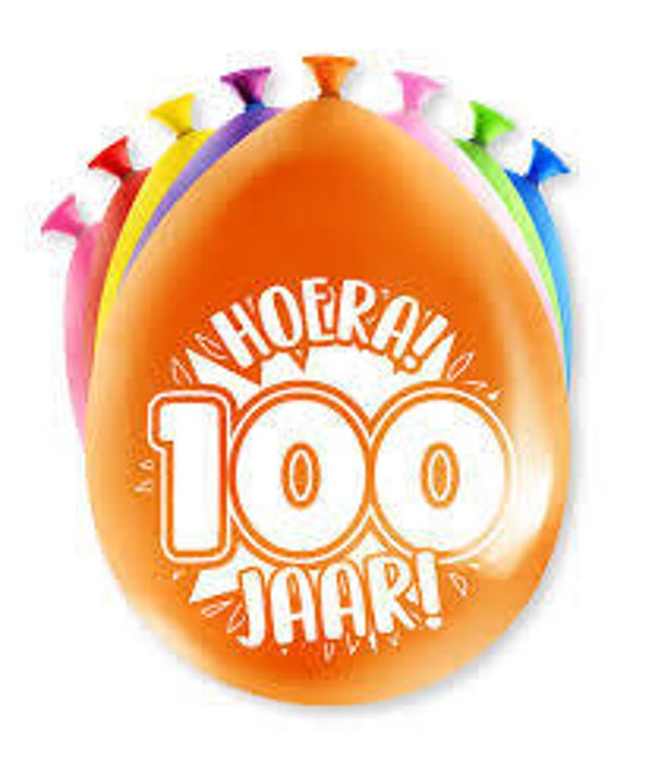 100 Jaar - party ballonnen
