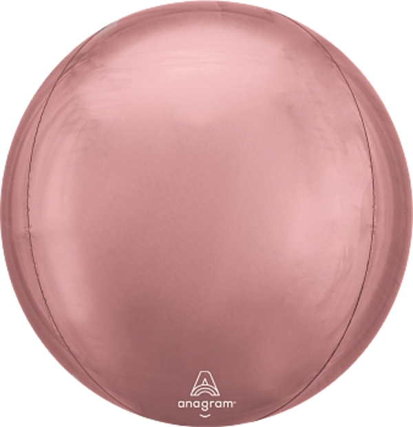 Orbz  XL róse goud  - 3D folieballon