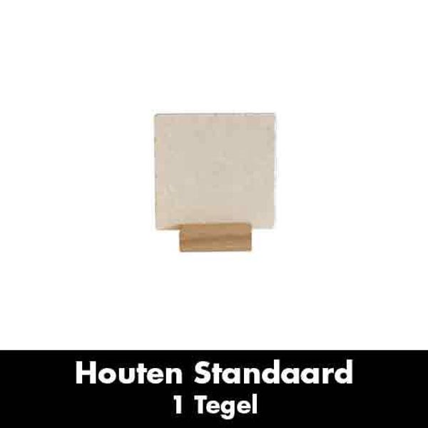 Houten standaard  - 1 tegel