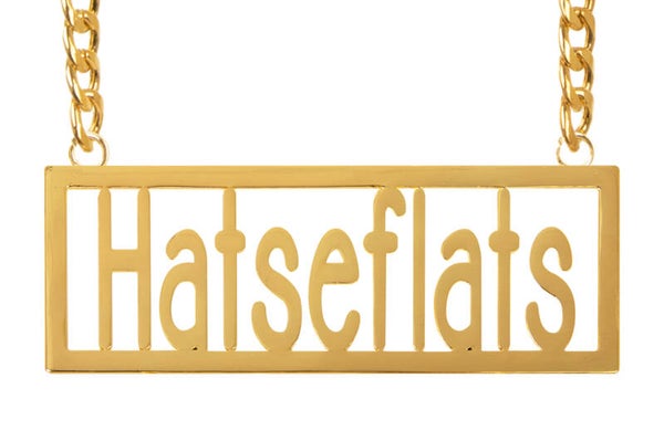 Ketting hatseflats - goud