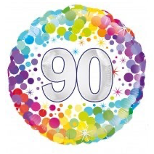 90 jaar - folieballon